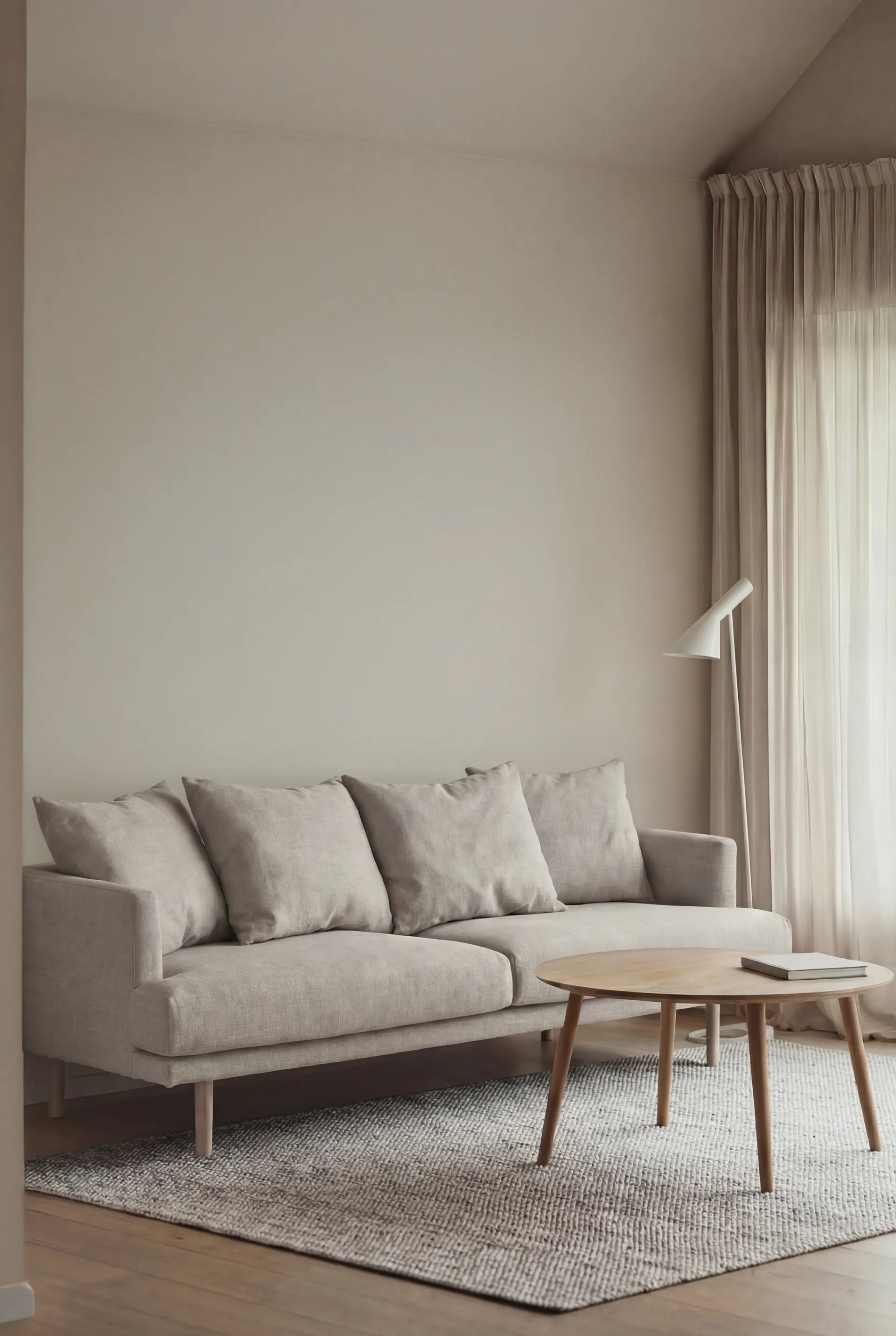 Sjövik soffa, Same Grey 6673-vitoljad ek, 3-sits 1898