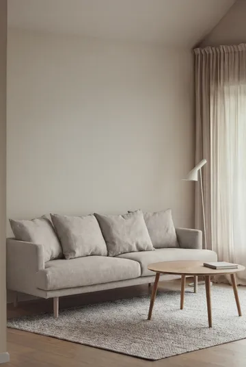 Sjövik soffa - Same Grey 6673-vitoljad ek, 3-sits - 1898