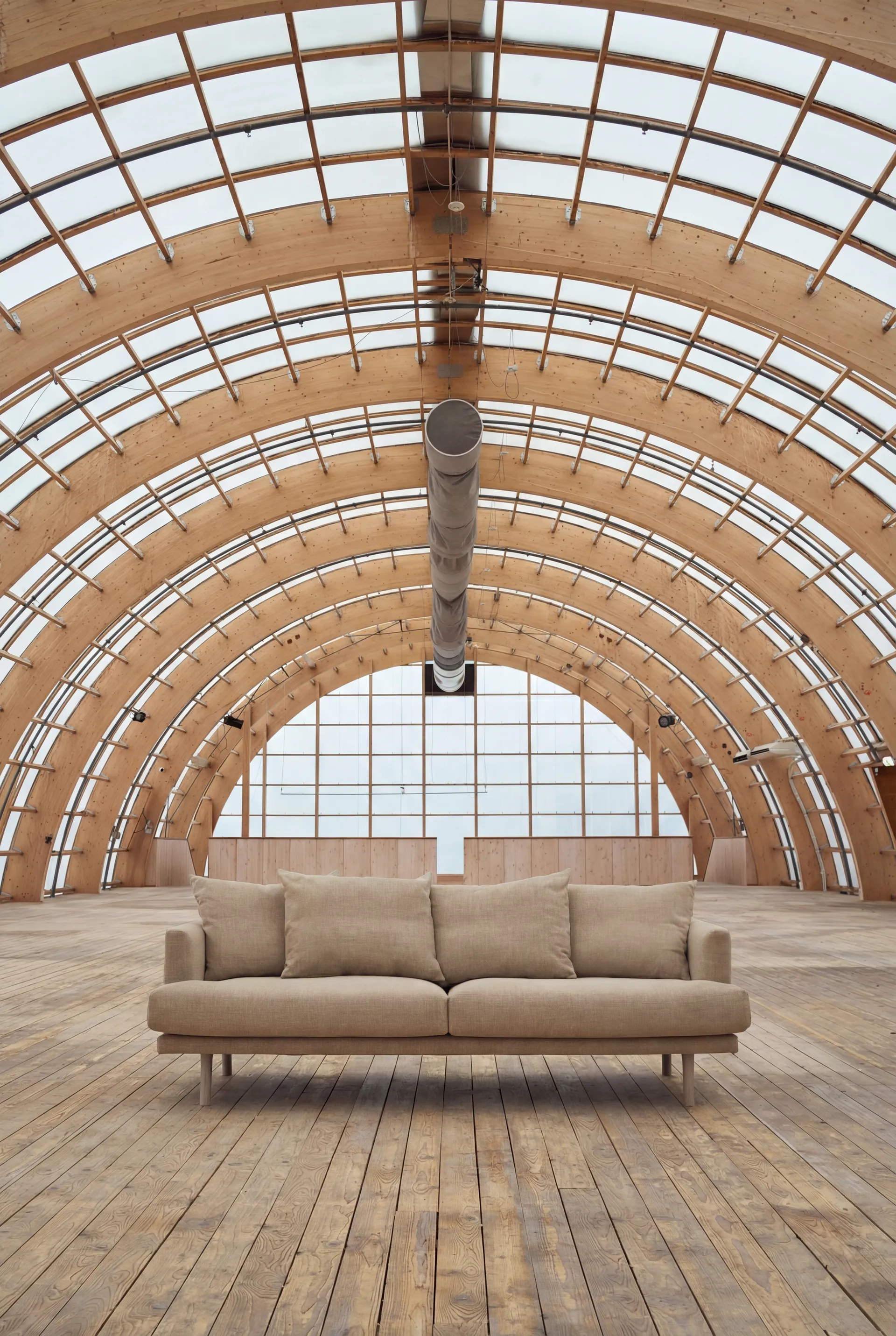 Sjövik soffa, Same Sand 6672-vitoljad ek, 3-sits 1898