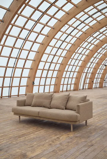 Sjövik soffa - Same Sand 6672-vitoljad ek, 3-sits - 1898