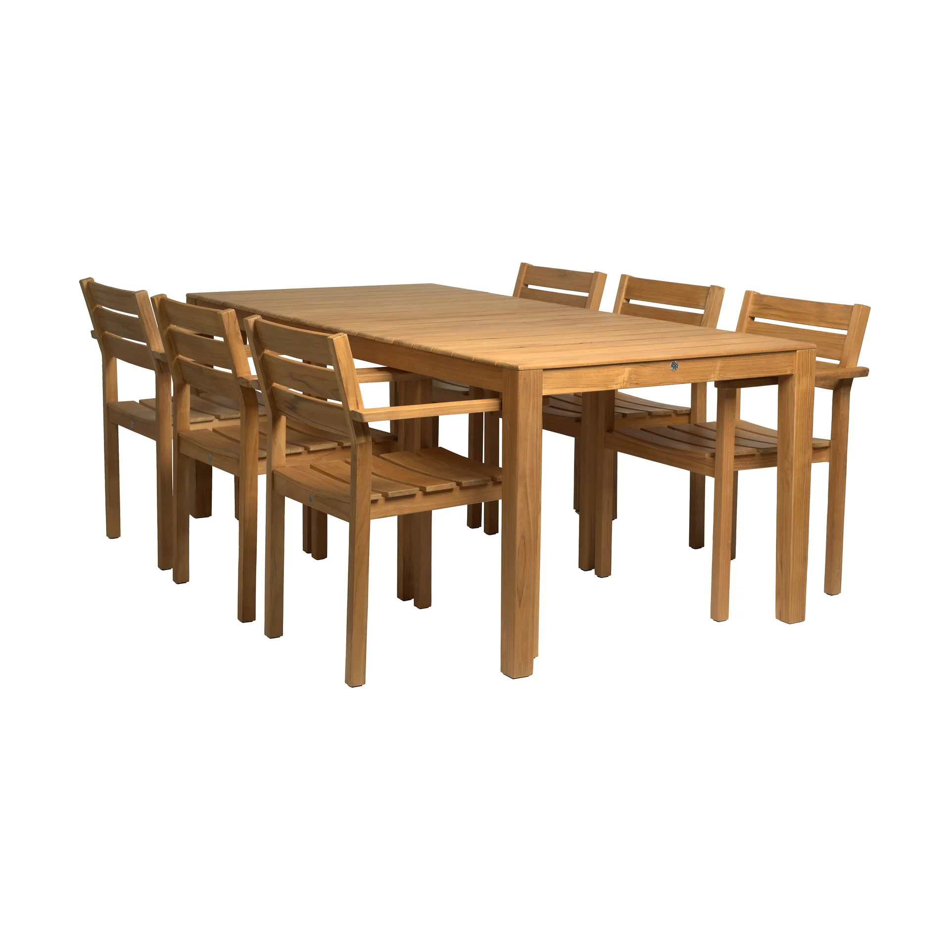 Sköndal matgrupp med 6 stolar teak,  1898
