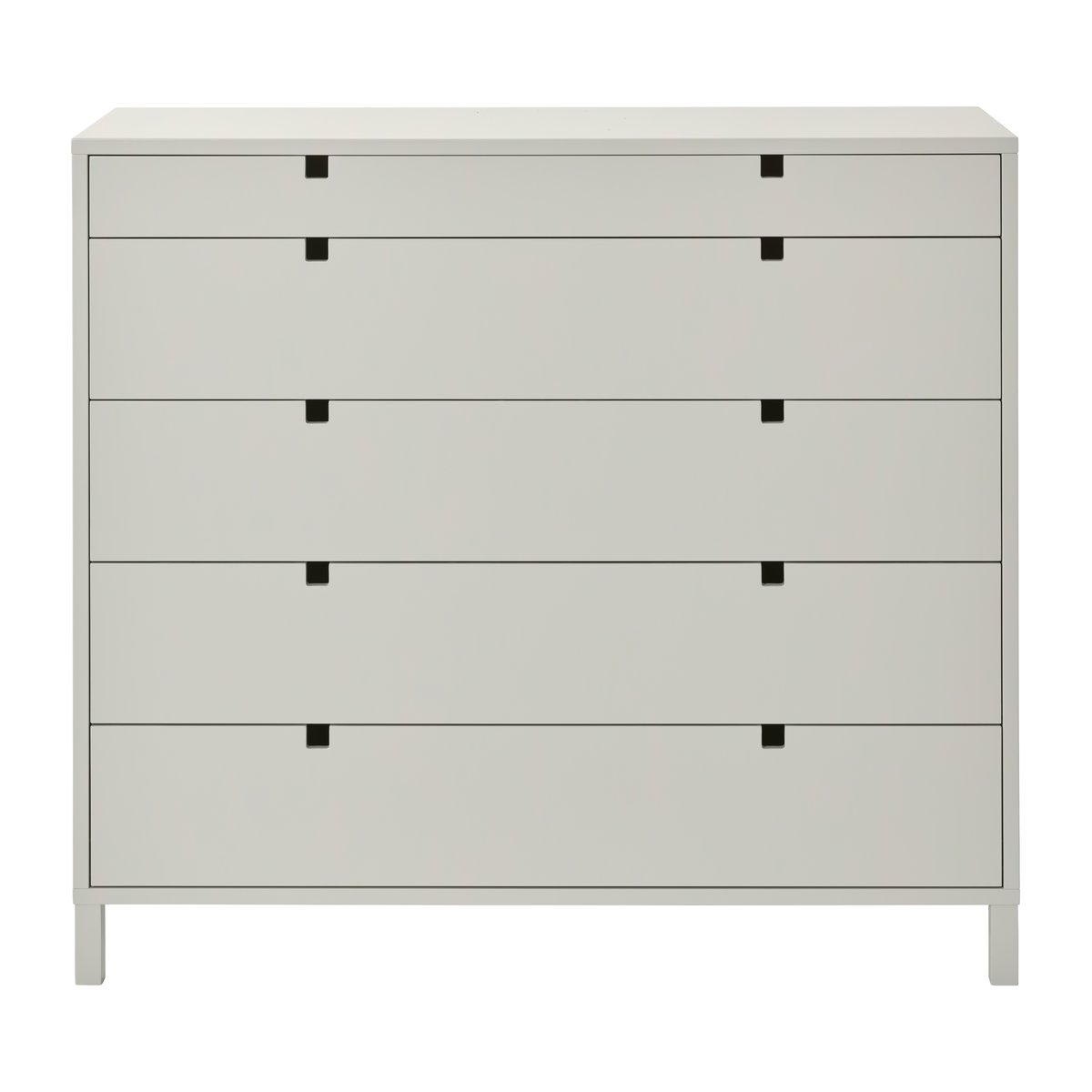 1898 Square byrå 5 lådor Sand | Skandinavisk Design | Byråer | Beige