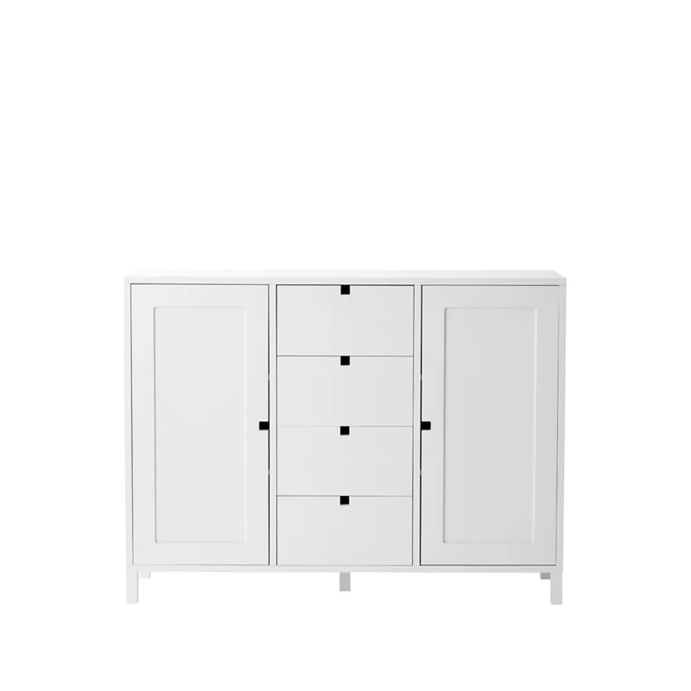1898 Square skänk vit | Skandinavisk Design | Sideboards & Skänkar | Vit