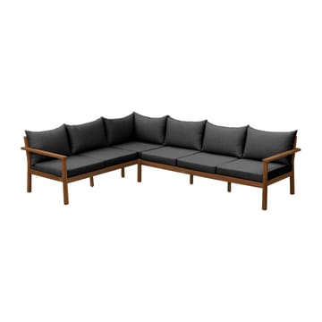 Stockaryd hörnsoffa teak/dark grey - undefined - 1898