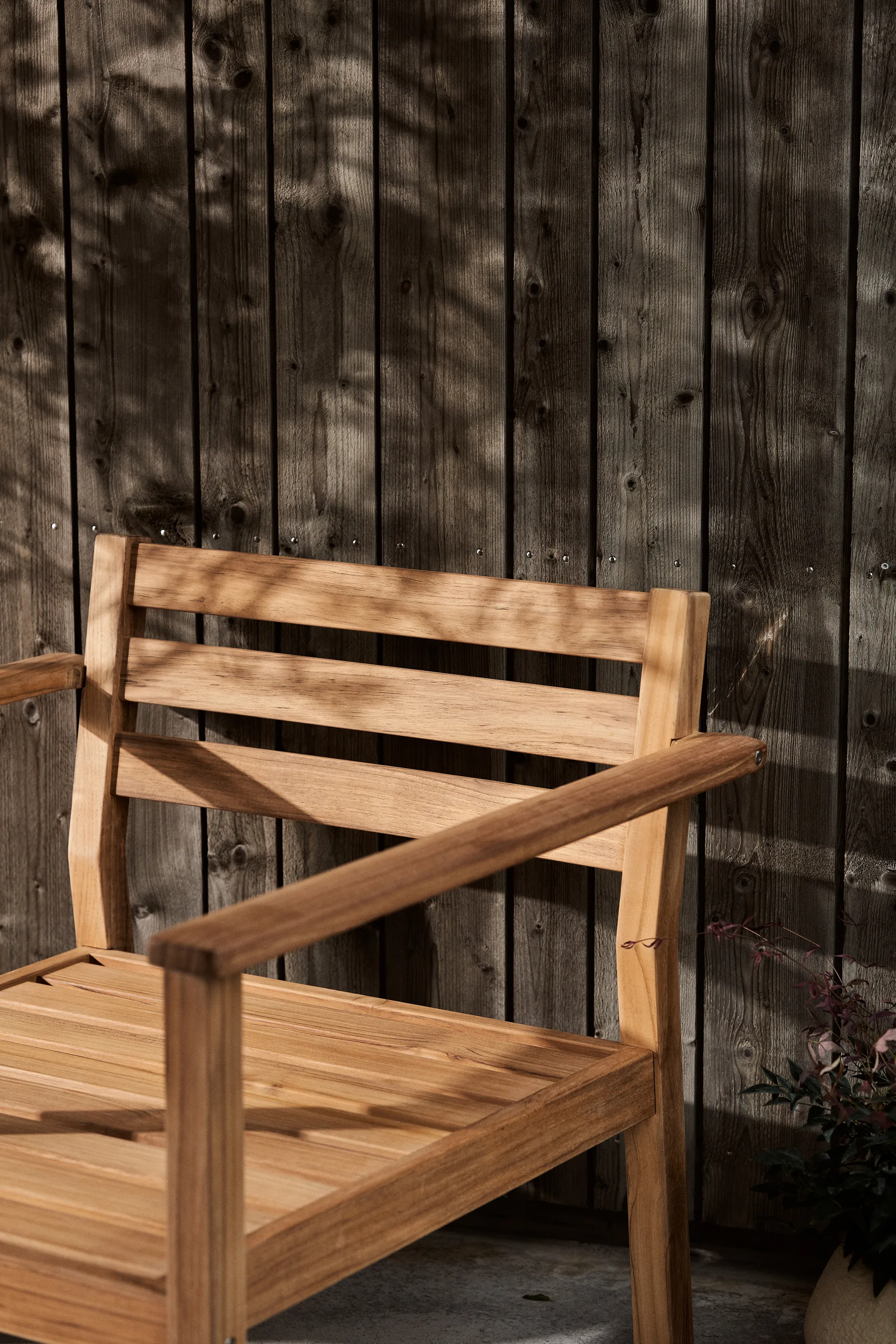 Stockaryd loungefåtölj teak/dark grey,  1898