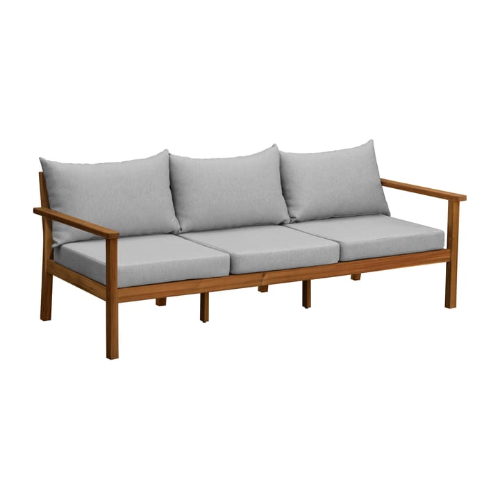 Stockaryd soffa 3-sits teak - Ljusgrå - 1898