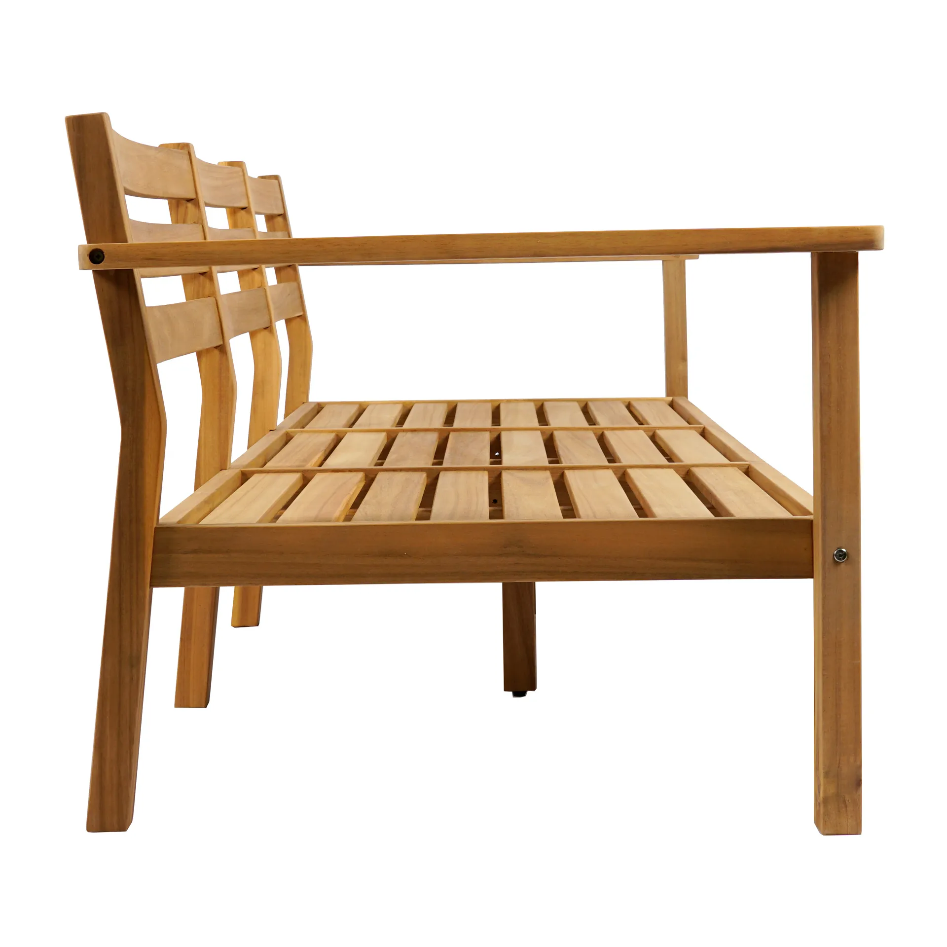 Stockaryd soffa 3-sits teak/dark grey,  1898
