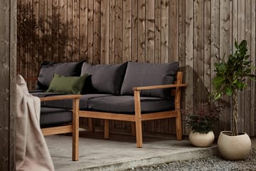 Stockaryd soffa 3-sits teak/dark grey - undefined - 1898