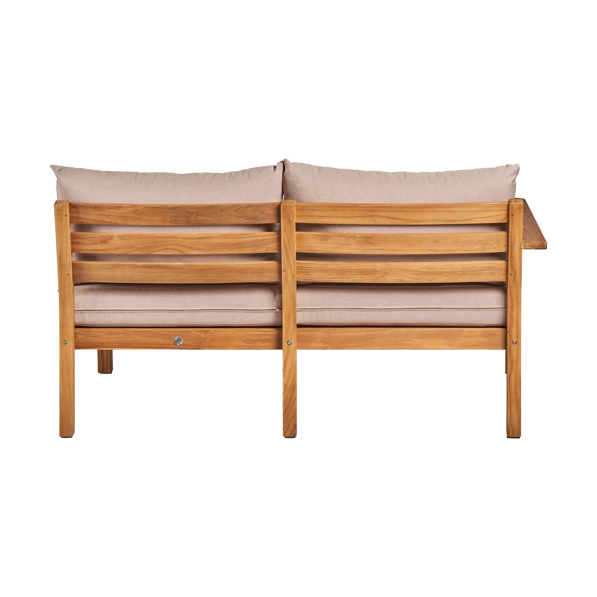 Stockaryd soffmodul 2-sits höger teak/beige,  1898