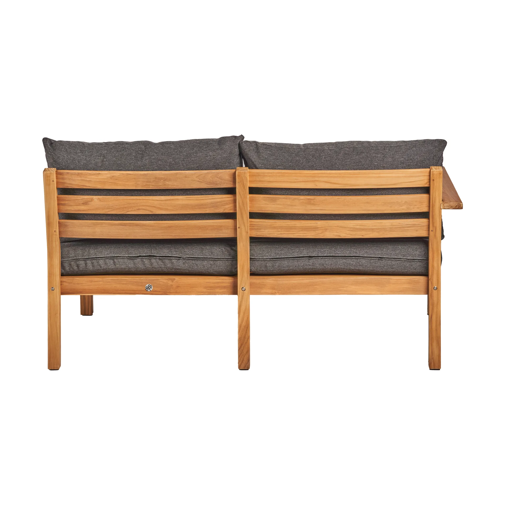 Stockaryd soffmodul 2-sits höger teak/dark grey,  1898