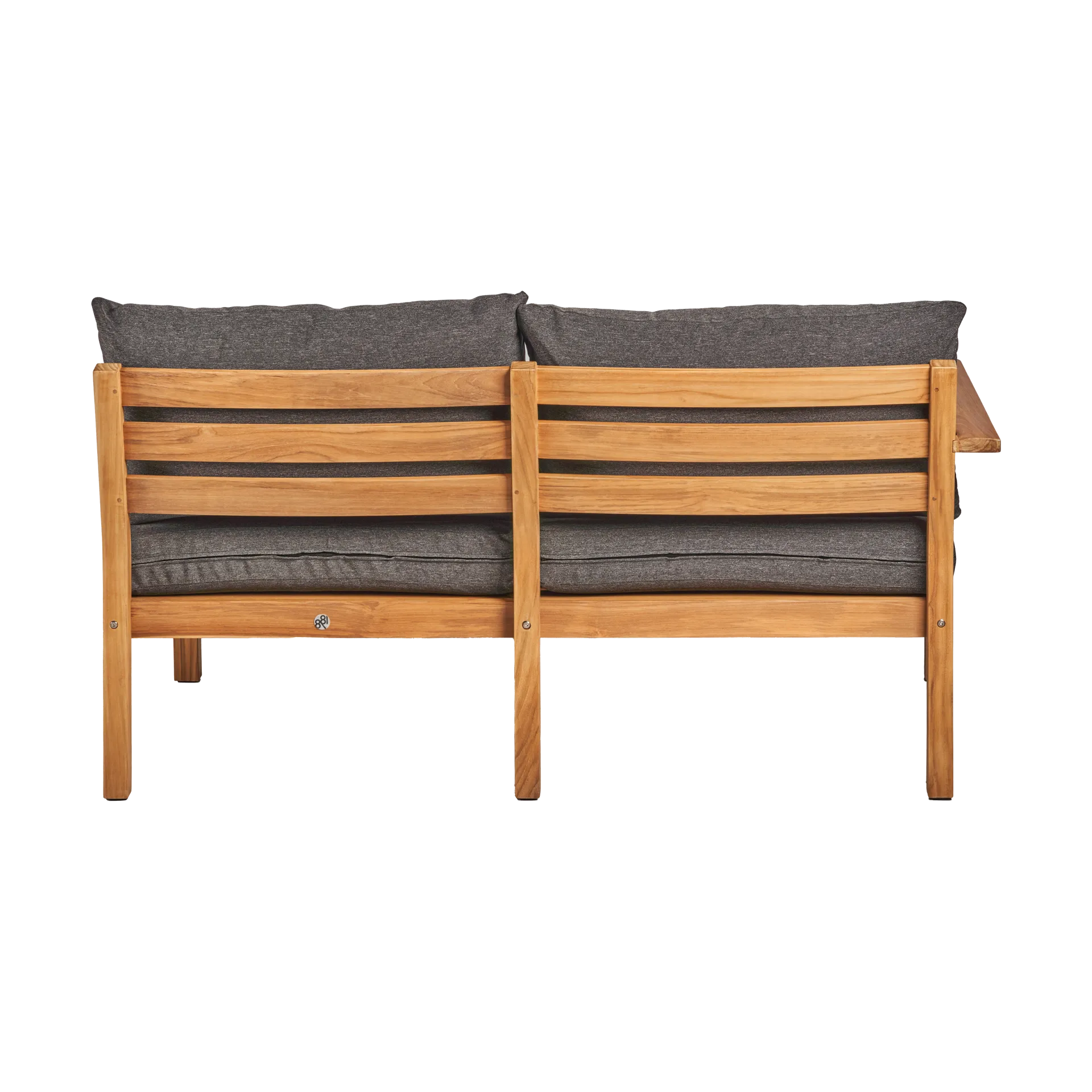 Stockaryd soffmodul 2-sits höger teak/dark grey 1898