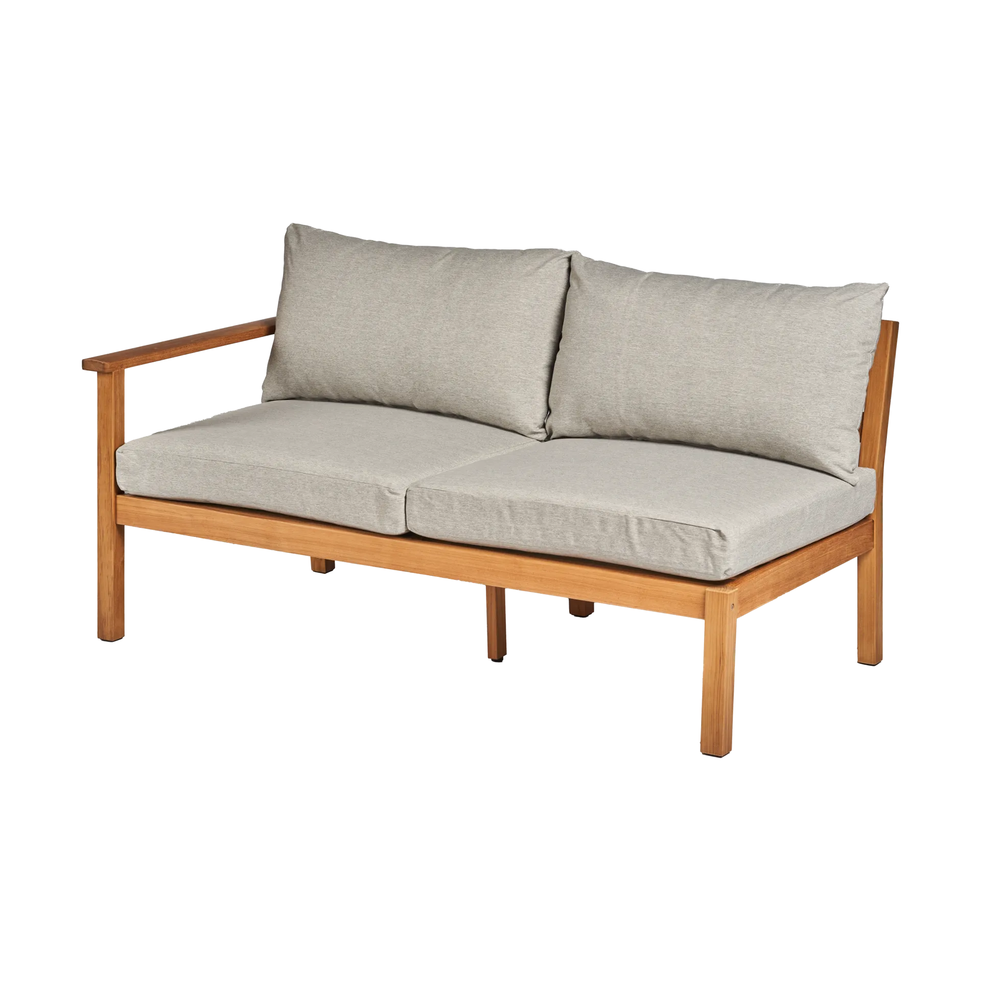 Stockaryd soffmodul 2-sits höger teak/light grey 1898