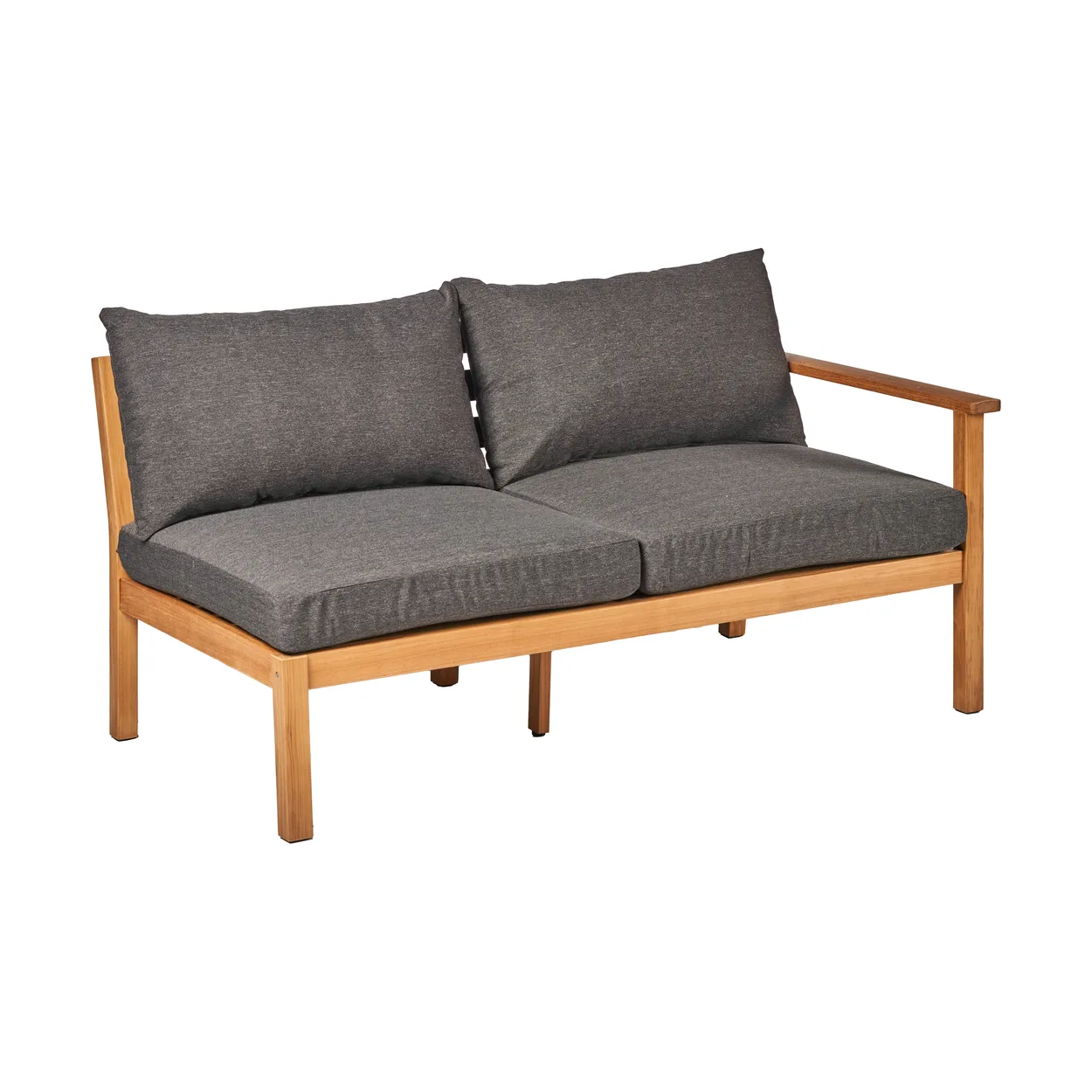 1898 Stockaryd soffmodul 2-sits vänster teak/dark grey
