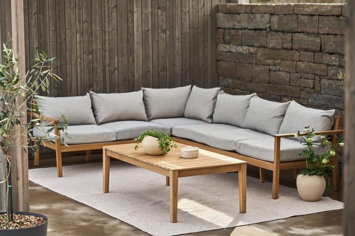 Stockaryd soffmodul hörndel teak/light grey 1898