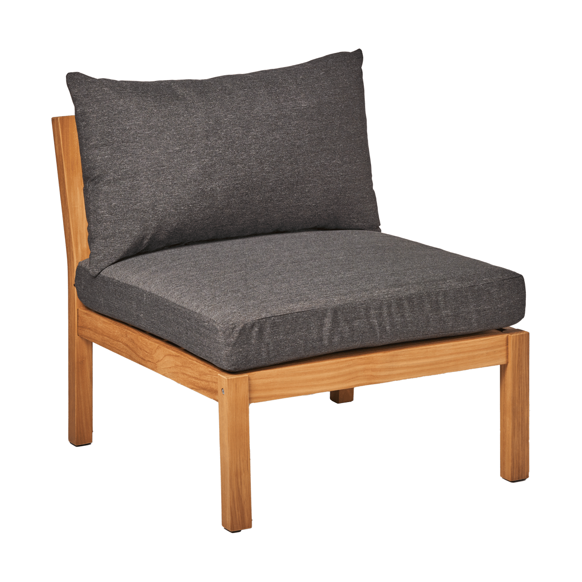 1898 Stockaryd soffmodul mittdel teak/dark grey | Skandinavisk Design | Grå