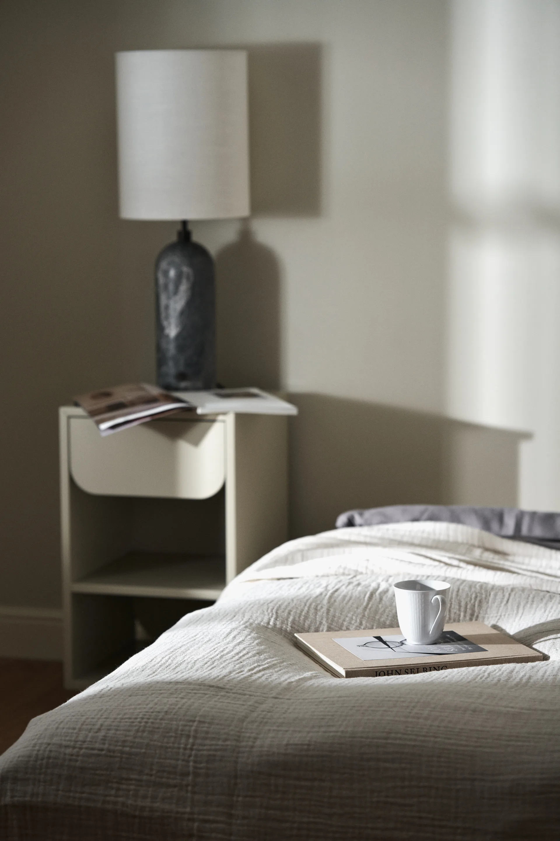 Vidja sängbord, Sand 1898