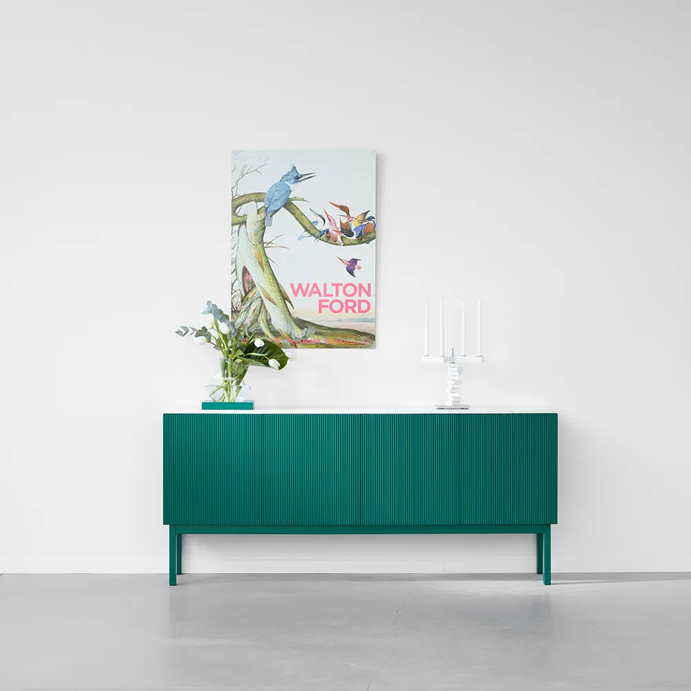 Beam sideboard, ljusgrå, ljusgrått stativ A2