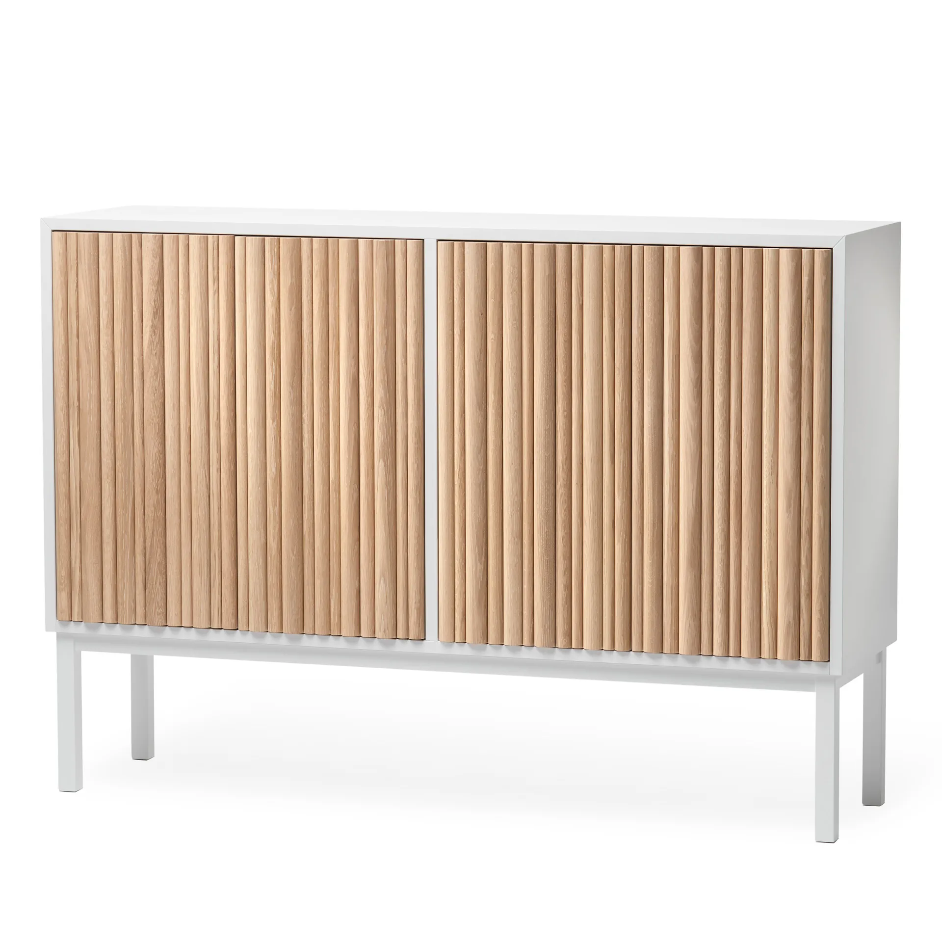 Collect lågt skåp 2013, Vitoljad ek-vit A2