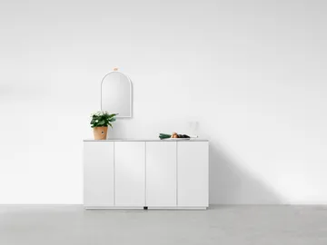 Echo väggspegel - Vit, 43x63 cm - A2