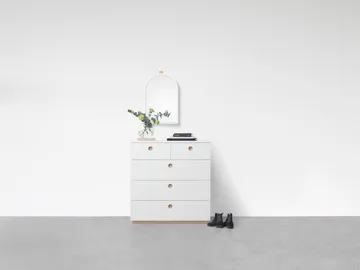 Echo väggspegel - Vit, 43x63 cm - A2