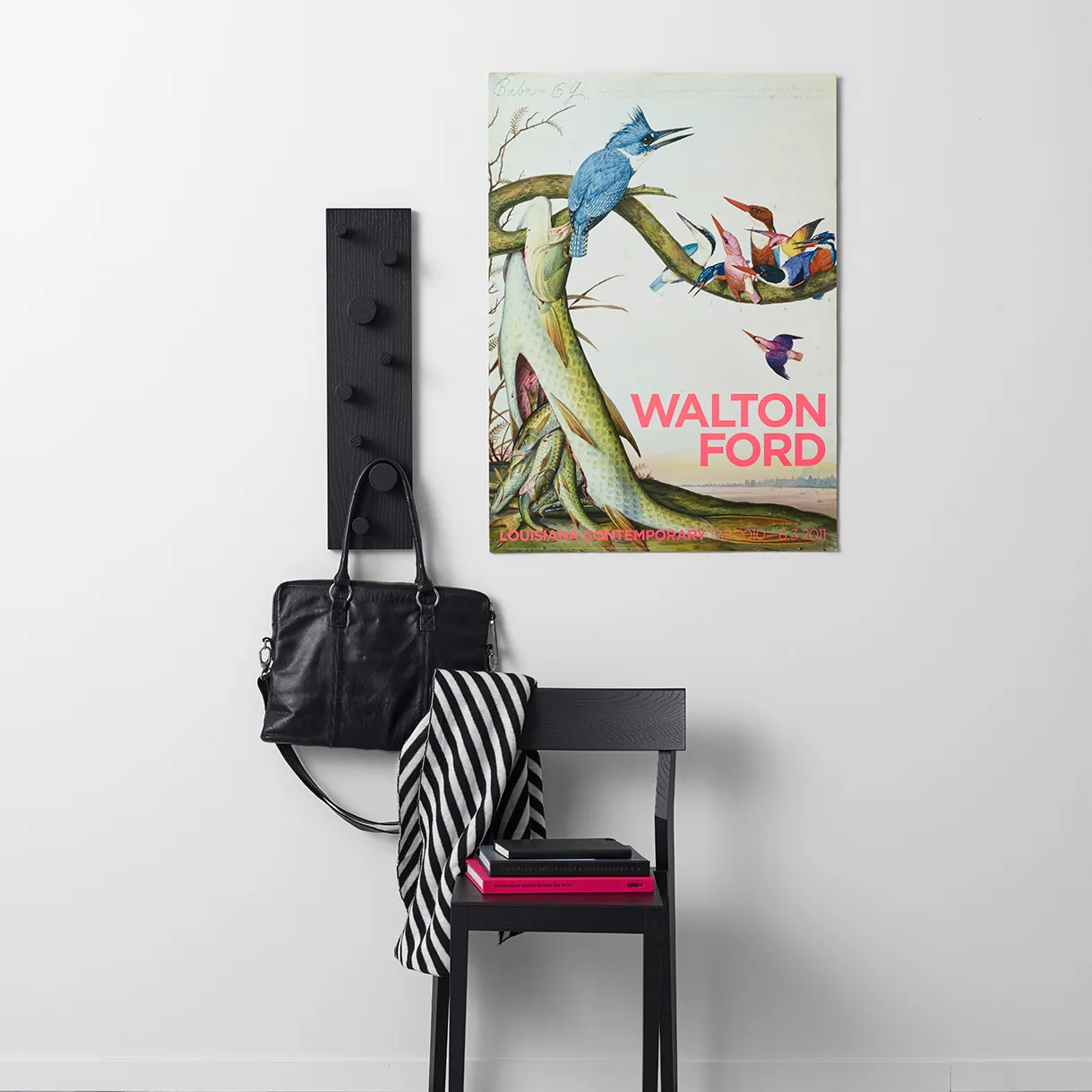 Fellow klädhängare, Svartbetsad ek A2