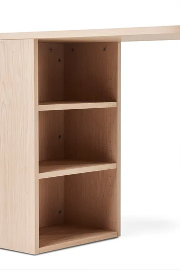 Hub skrivbord - Vitoljad ek, 100x73x43 cm - A2