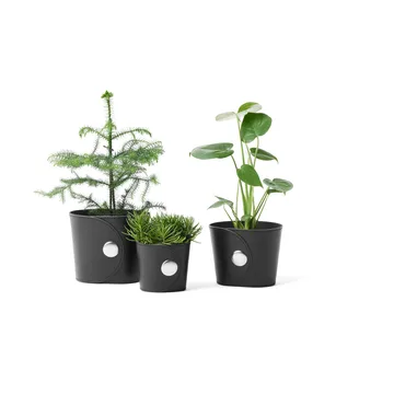 Hug kruka - ljusbrun, h12 cm Ø14 cm - A2