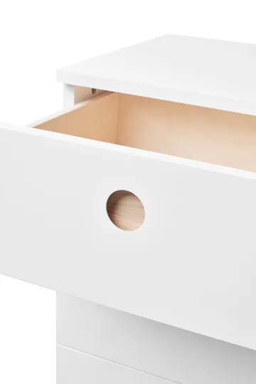 Keep high byrå - Vit-oljad ek, 95x98x40 cm - A2