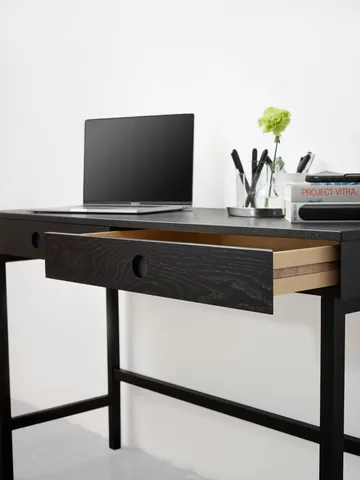 Mind skrivbord - Svartbetsad ek, 118x74x44 cm - A2