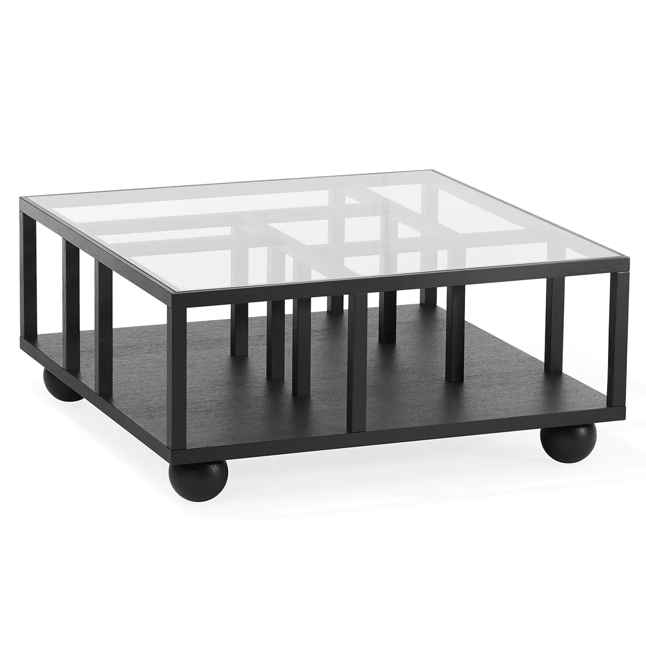 Show soffbord, Svartbetsad ek A2