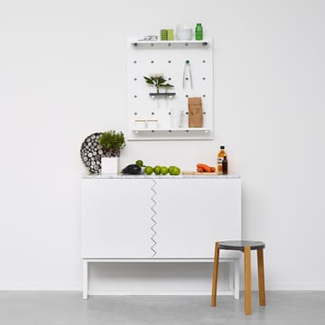 Story sideboard - midnattsblå, blått stativ - A2