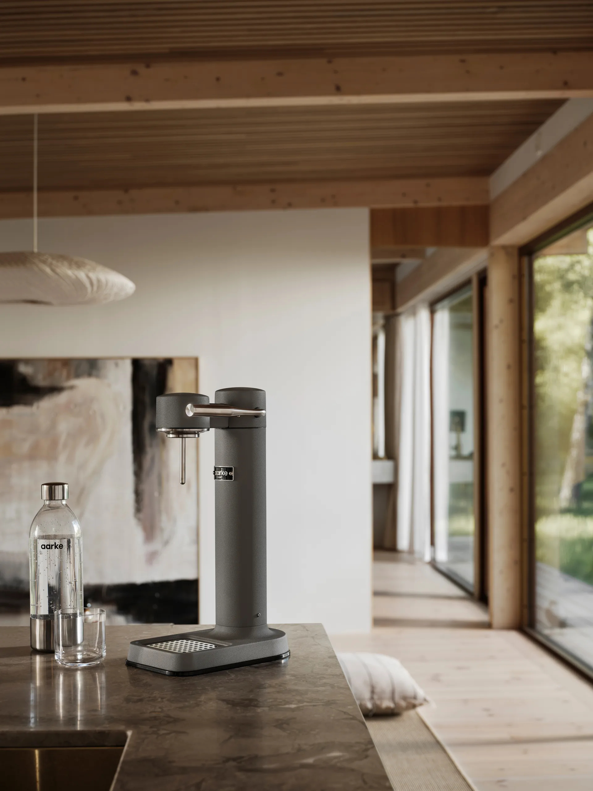 Carbonator 3 kolsyremaskin, Mattgrå Aarke