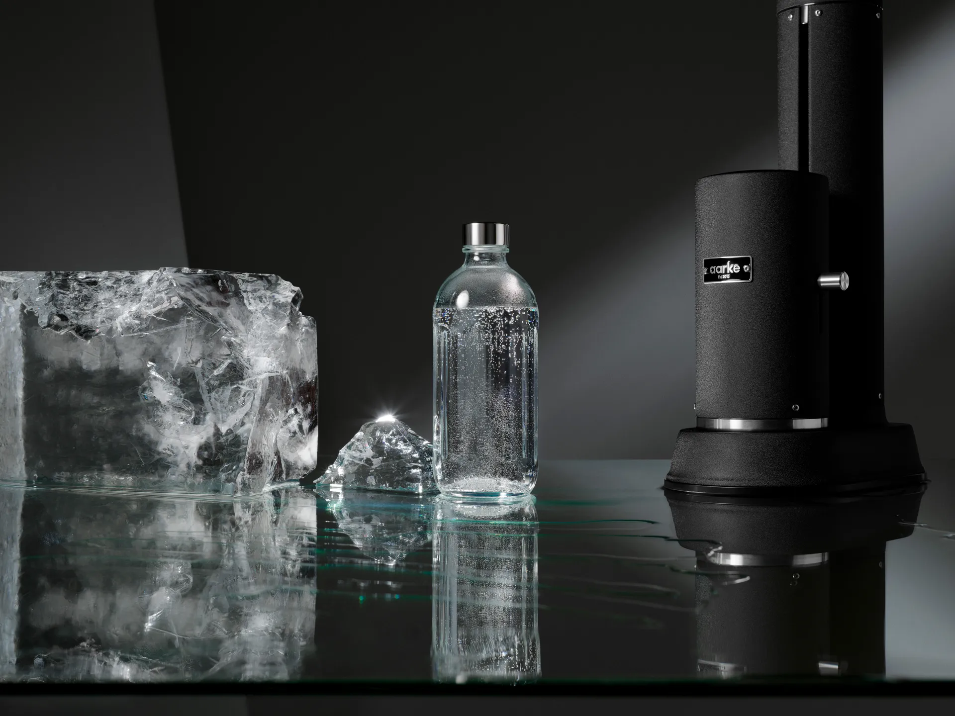 Carbonator Pro kolsyremaskin, Mattsvart Aarke