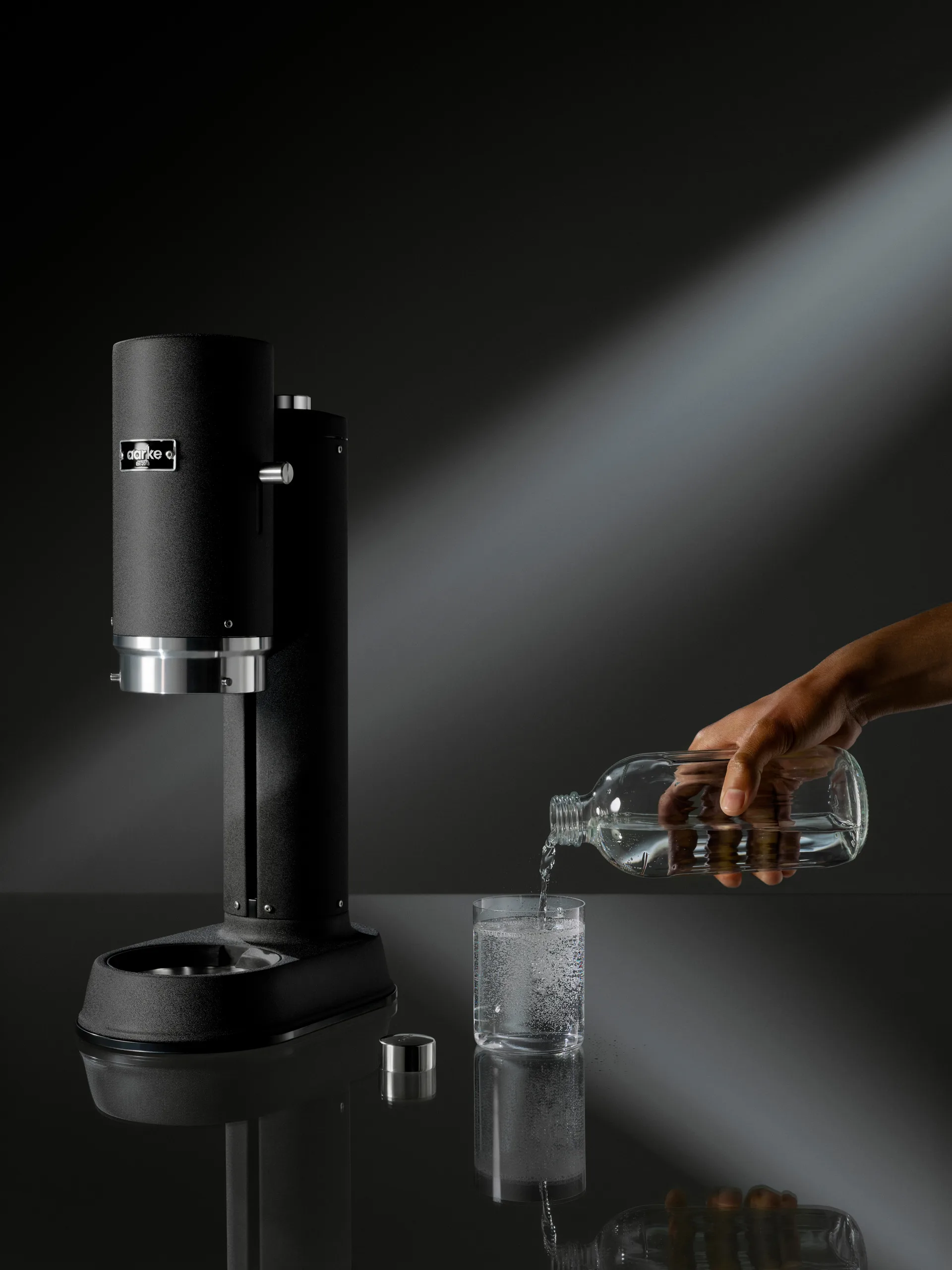 Carbonator Pro kolsyremaskin, Mattsvart Aarke