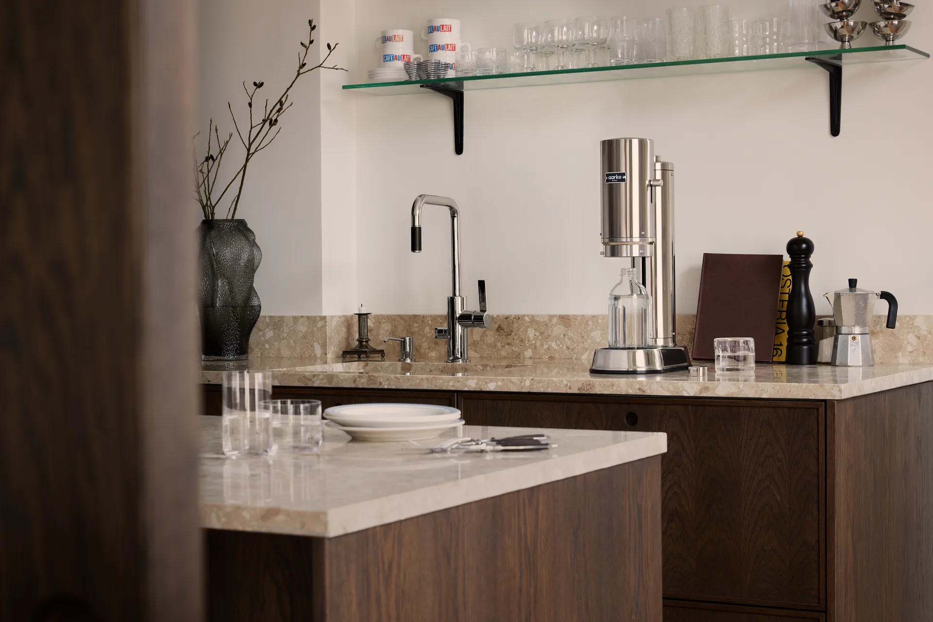 Carbonator Pro kolsyremaskin, Stål Aarke