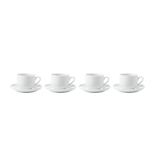 Aida Atelier kaffekopp 18 cl 4-pack Supervit | Skandinavisk Design | Kaffekoppar | Vit