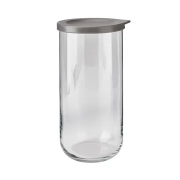 Café förvaringsburk med lock 1,4 liter - Klar - Aida