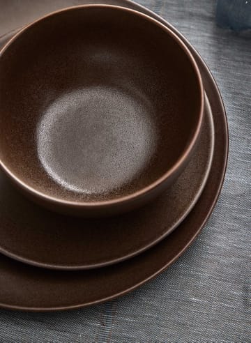 Ceramic Workshop skål Ø15 cm - Chestnut-matte brown - Aida