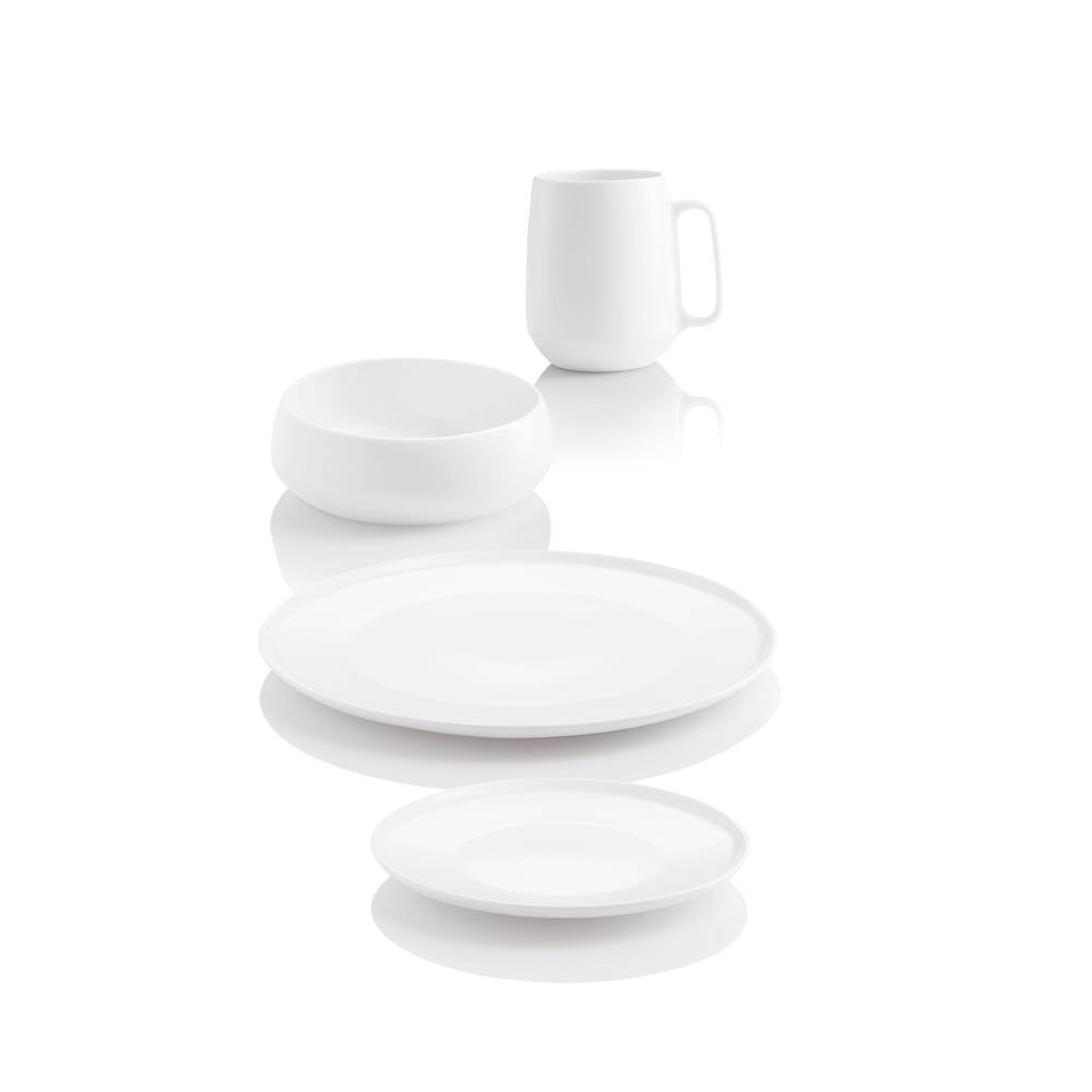 Aida ENSO startset 16 delar | Skandinavisk Design | Serviser & Startset | Vit