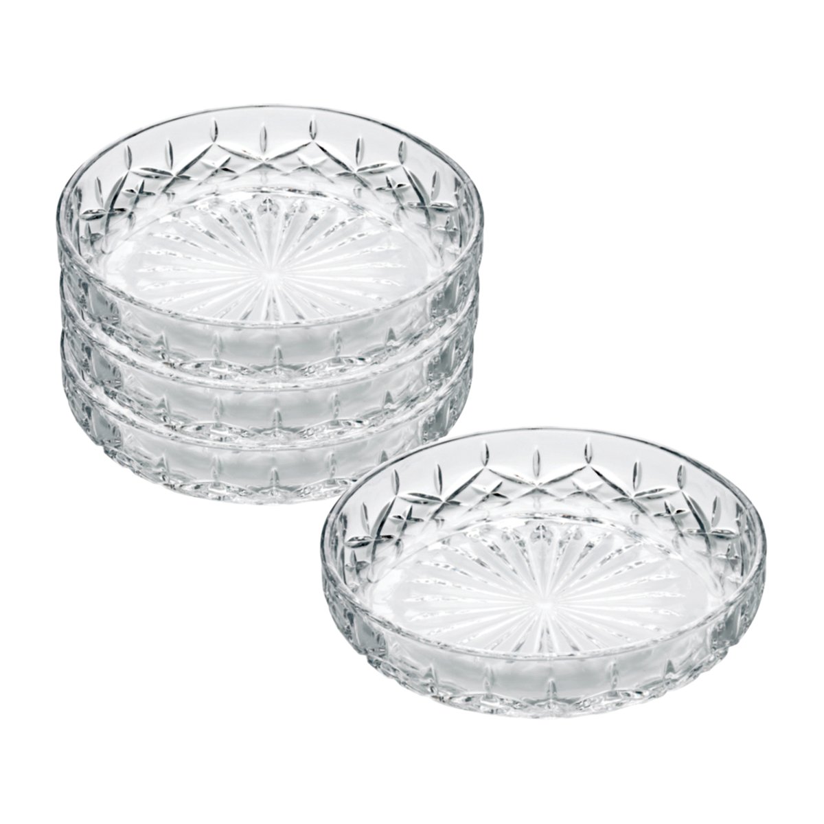 Aida Harvey assiett 16 cm 4-pack Klar | Skandinavisk Design | Assietter | Transparent