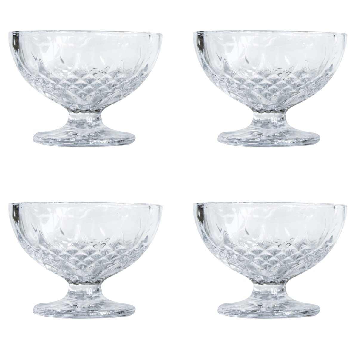 Aida Harvey dessertskål 4-pack 4-pack | Skandinavisk Design | Dessertskålar | Transparent