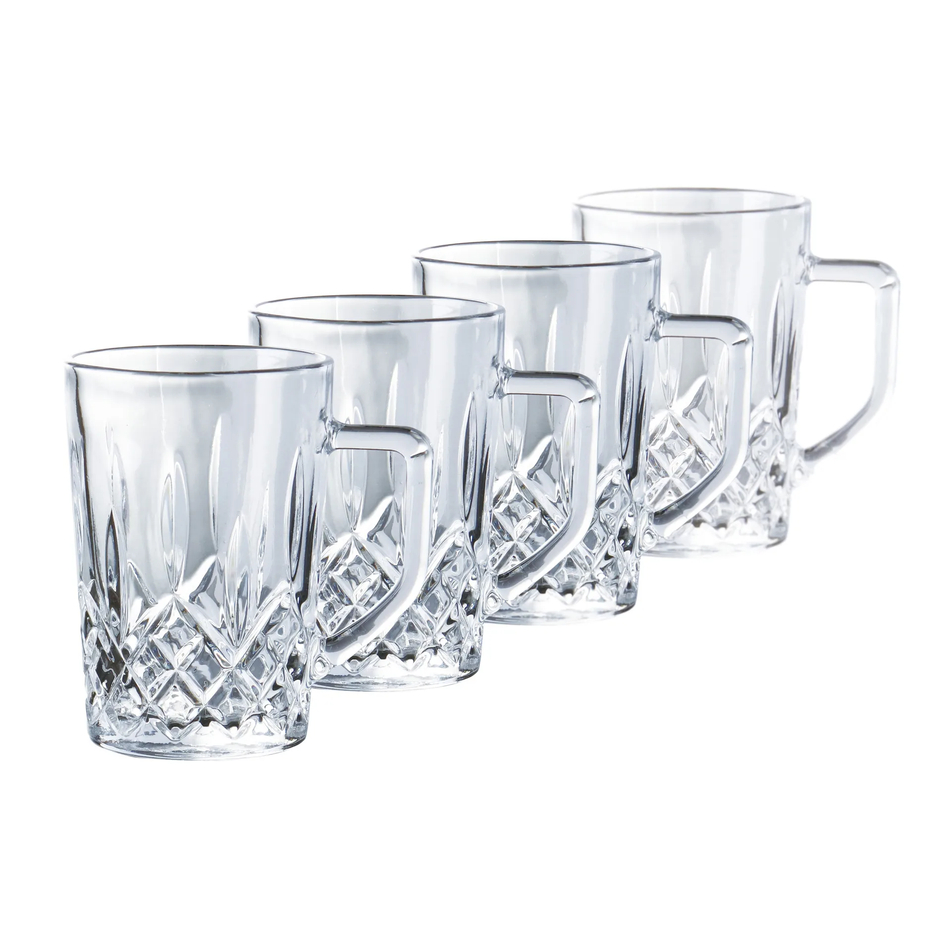 Harvey kaffeglas med handtag 27,5 cl 4-pack, Klar Aida