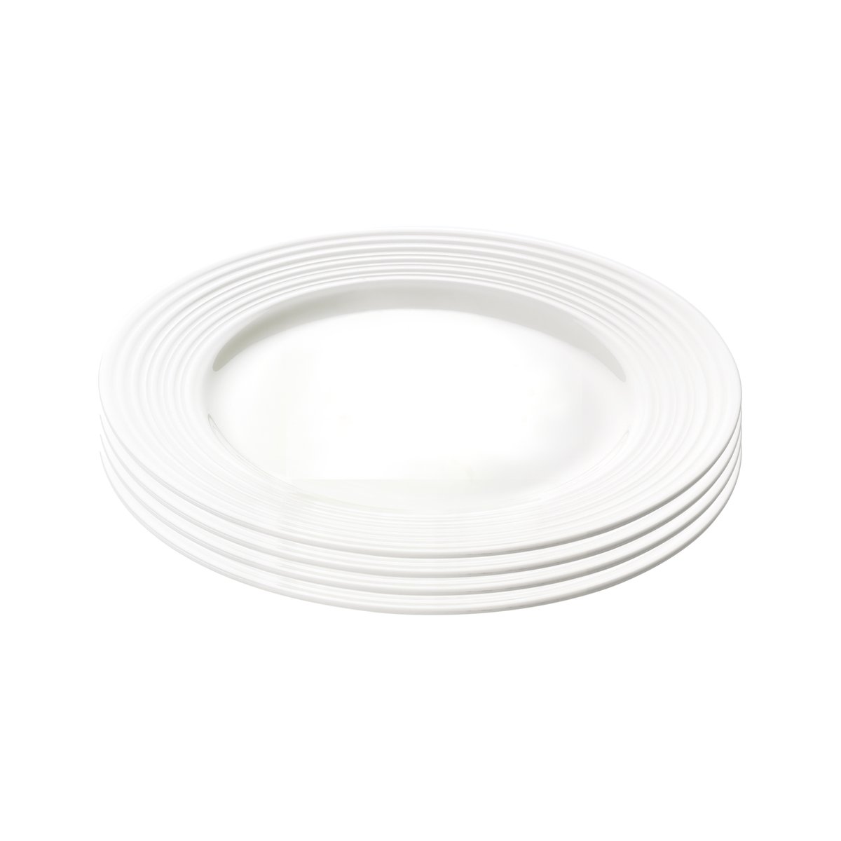 Aida Passion tallrik 4-pack 23 cm | Skandinavisk Design | Assietter | Vit