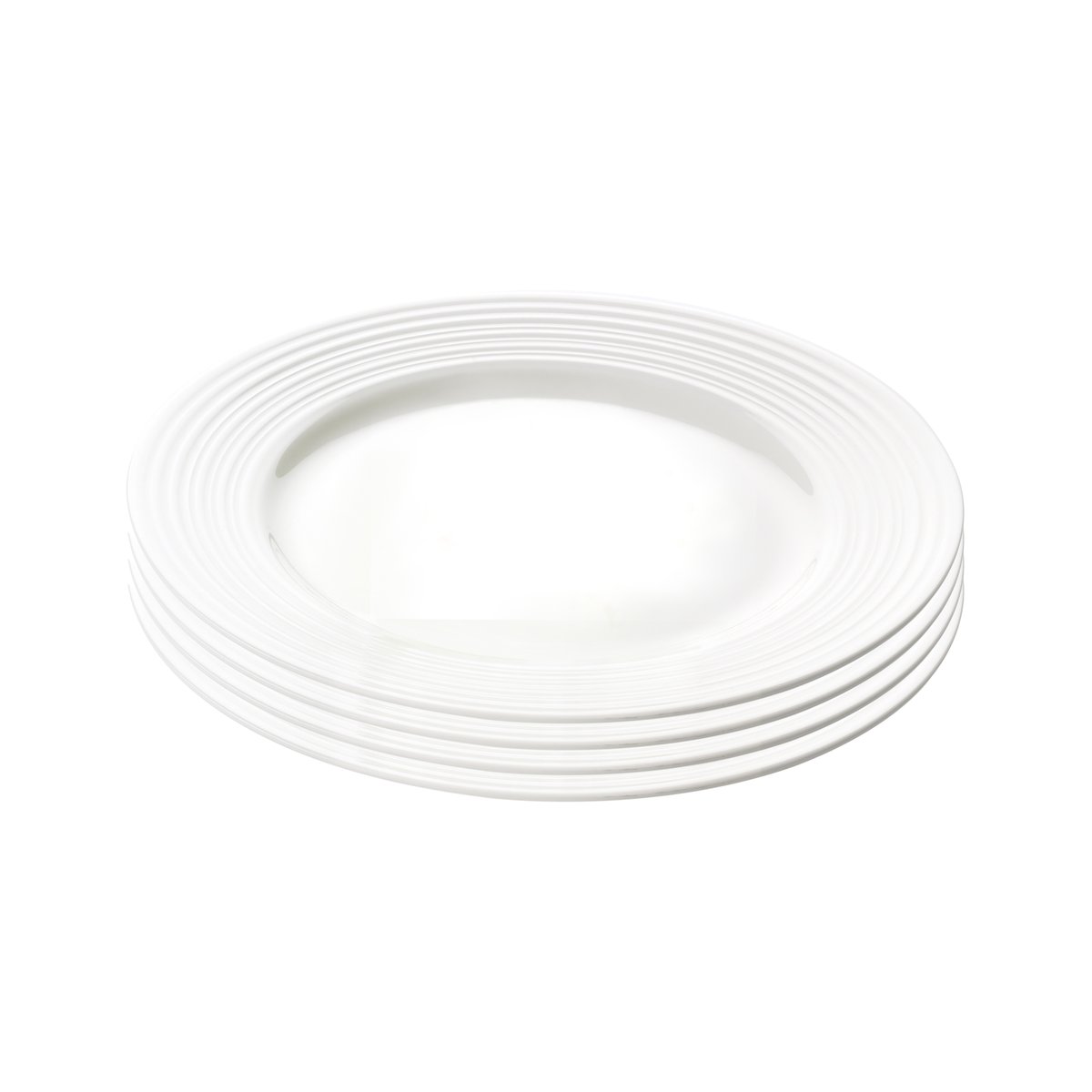 Aida Passion tallrik 4-pack 28 cm | Skandinavisk Design | Assietter | Vit