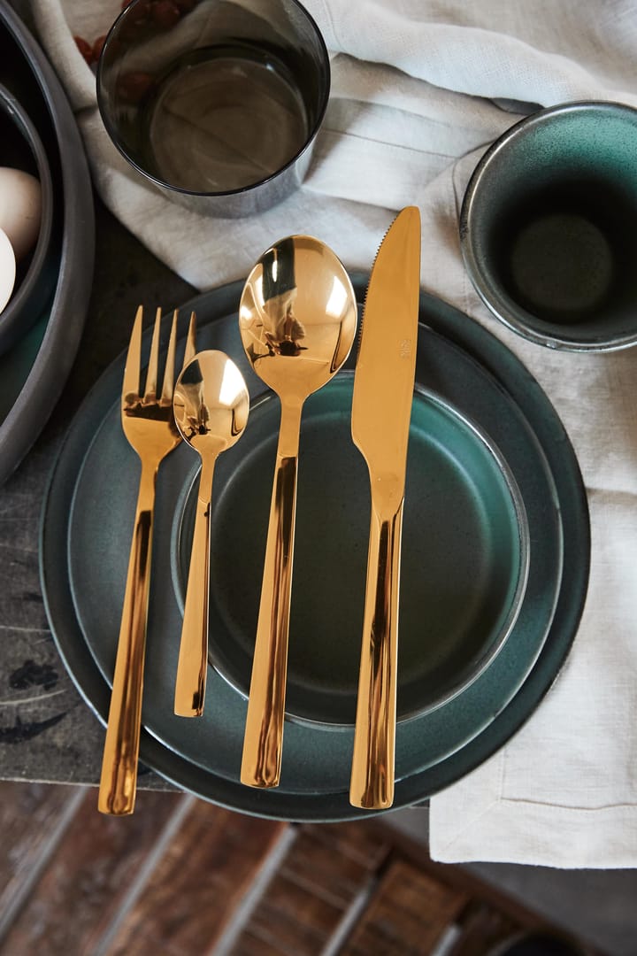 Raw bestickset 24 delar, Guld Aida