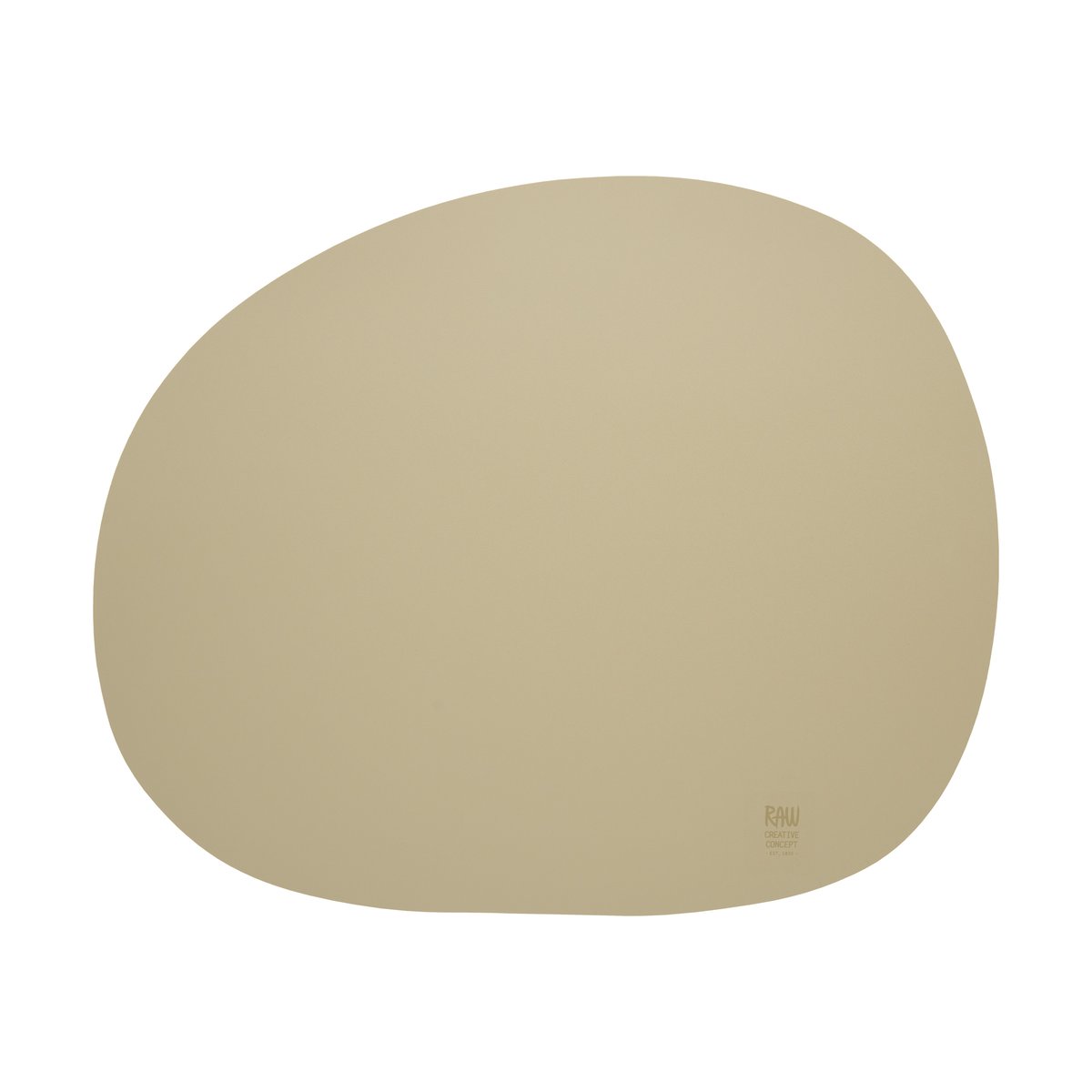 Aida Raw bordstablett 41x33,5 cm Mellow clay | Skandinavisk Design | Bordstabletter | Gul