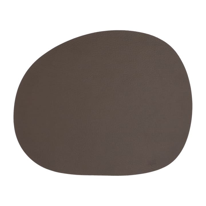Raw bordstablett läder - Brown buffalo (brun) - Aida