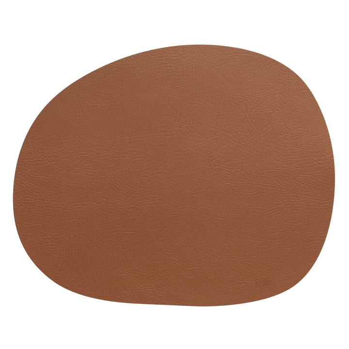 Raw bordstablett läder - Cinnamon brown buffalo - Aida