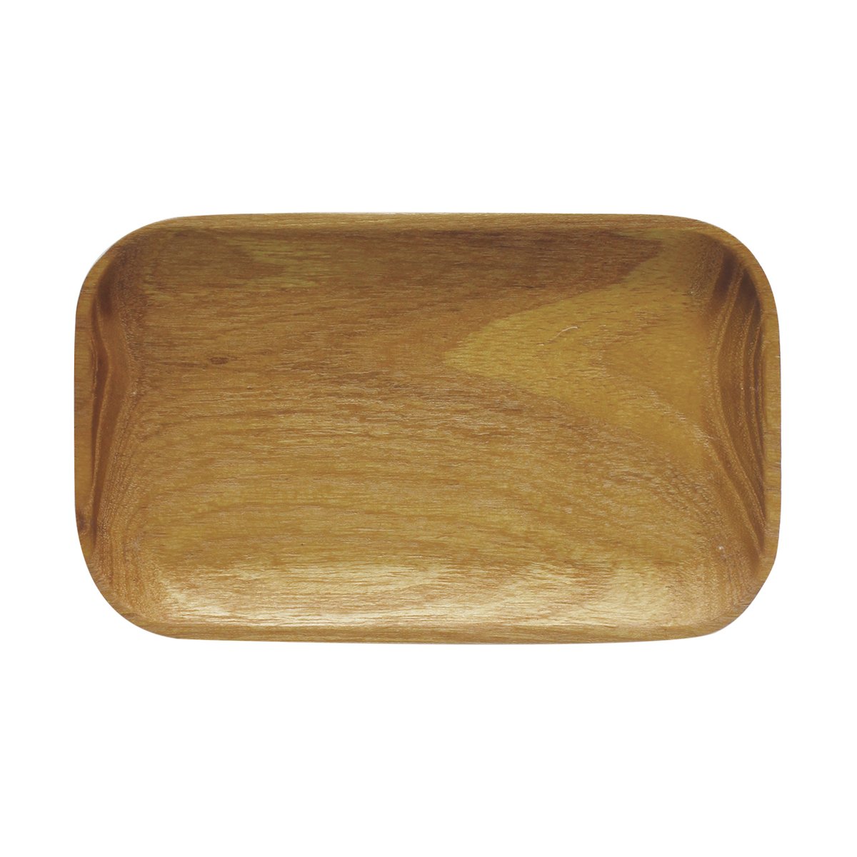 Aida Raw bricka 10x17 cm Teak | Skandinavisk Design | Brickor | Brun