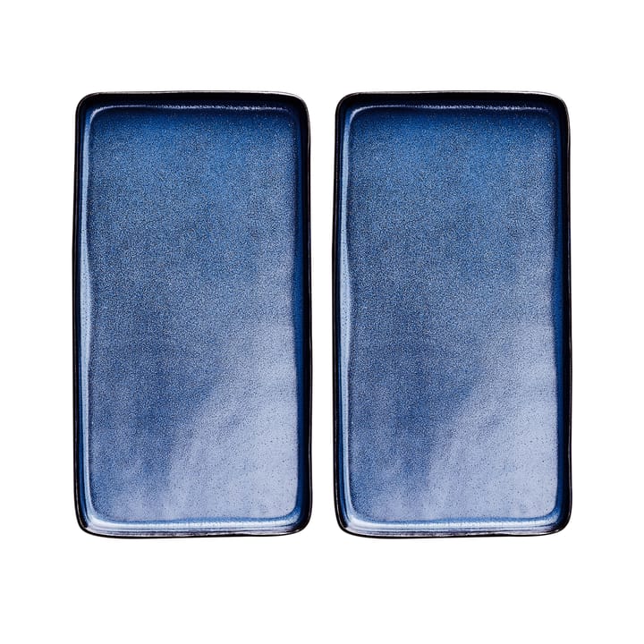 Raw fat 18x34 cm 2-pack - Midnight blue - Aida